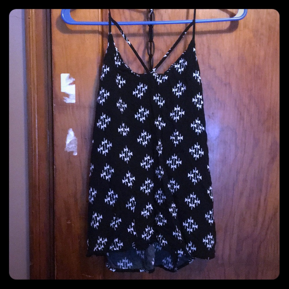 Black tank top